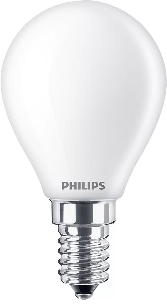 Philips Filamentljuskälla klot frostad 40 W P45 E14