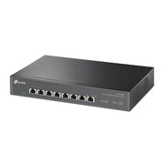 TP-Link TL-SX1008 nätverksswitchar Ohanterad 10G Ethernet (100/1000/10000) 1U Svart