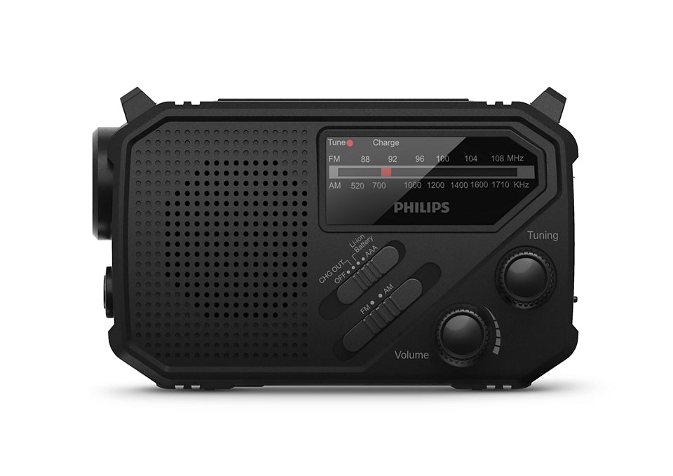 Philips TAR1609/00 radioapparater Bärbar Analog och digital Svart
