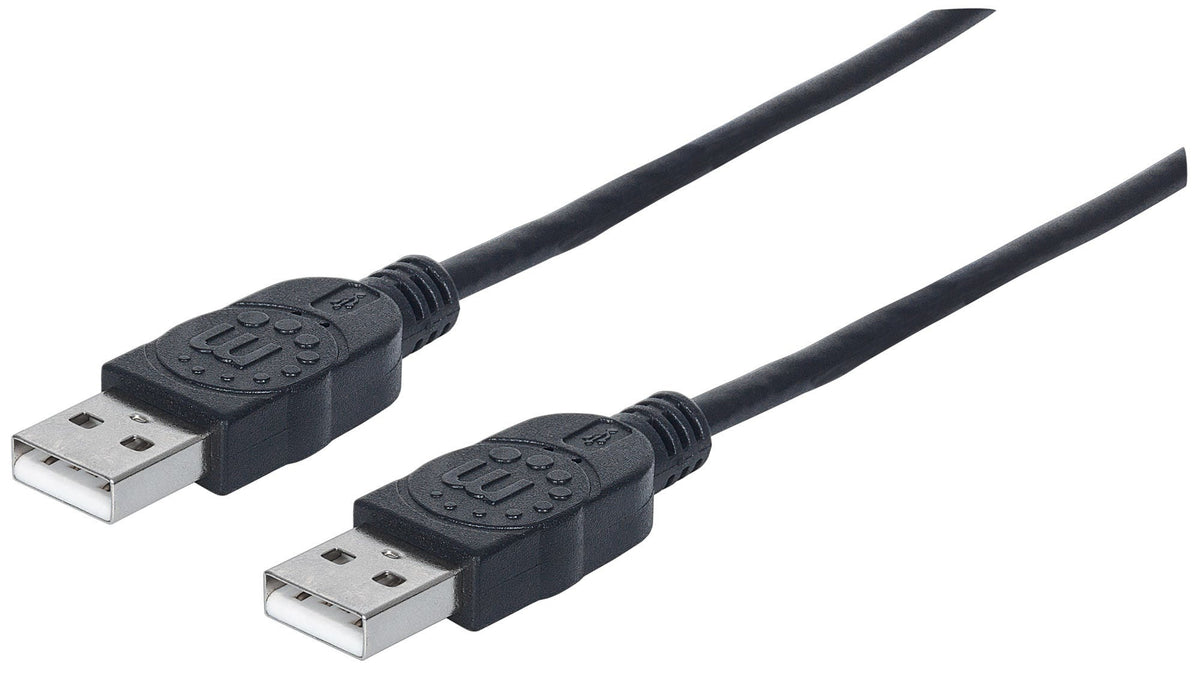 Manhattan 353892 USB-kablar USB 2.0 1 m USB A 0,48 Gbit/s Svart