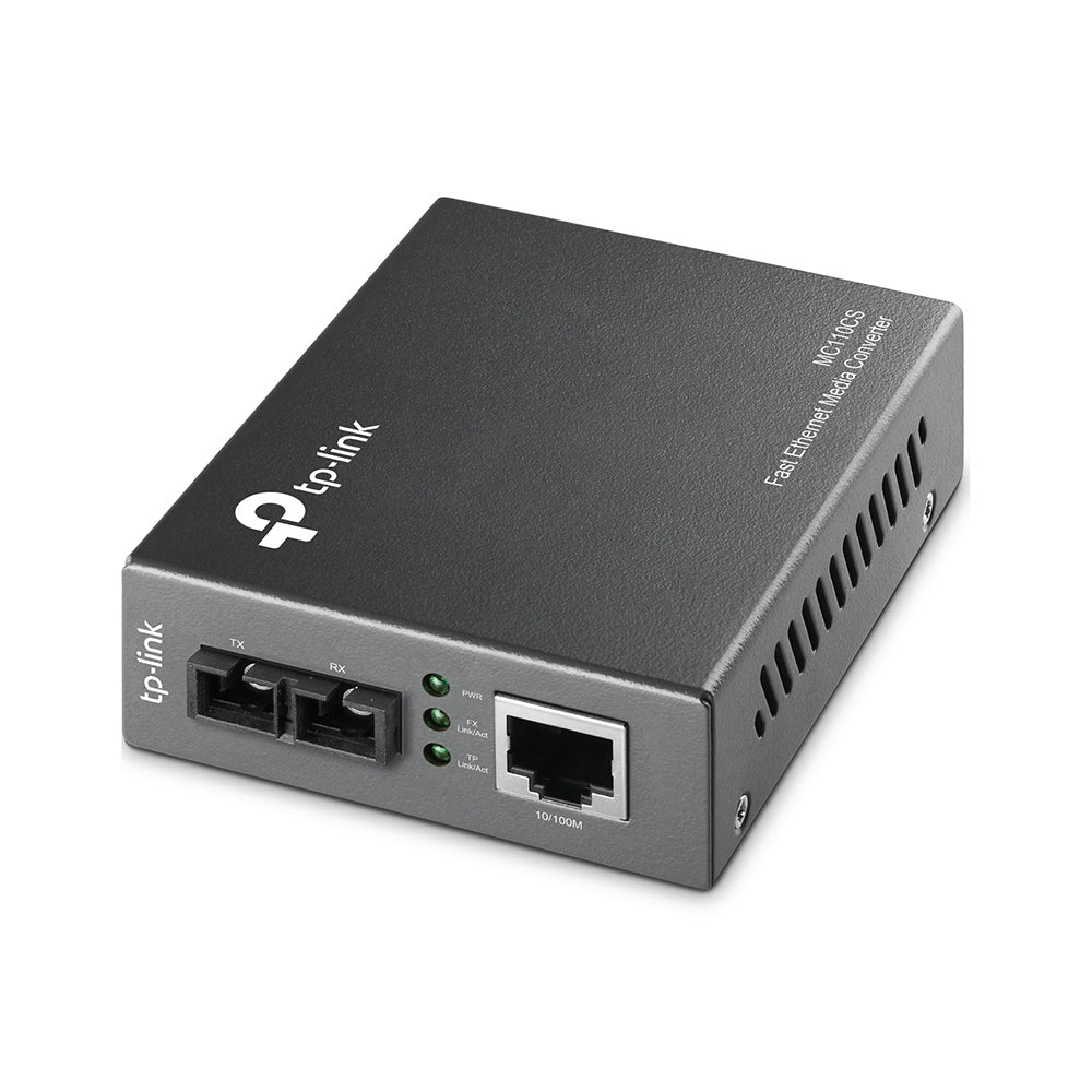 TP-Link MC110CS mediakonverterare för nätverk 1000 Mbit/s 1310 nm Svart