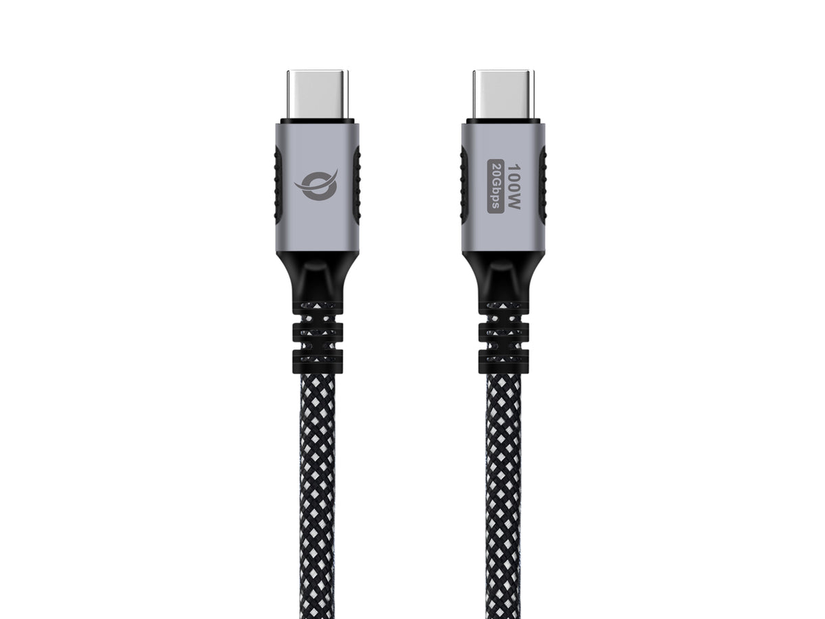 Conceptronic ETTA07B20 USB-kablar USB 3.2 Gen 2x2 2 m USB C 20 Gbit/s 100 W Svart