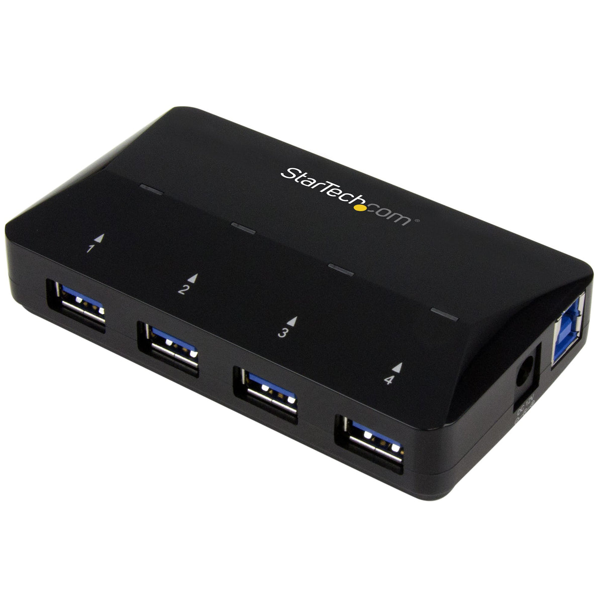 StarTech.com USB 3.0-hub med 4 portar plus dedicerad laddningsport
