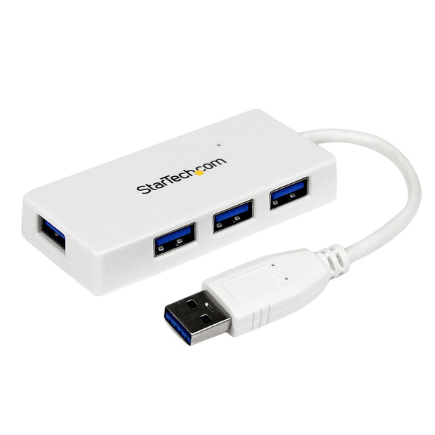 StarTech.com Bärbar SuperSpeed mini USB 3.0-hubb med 4 portar