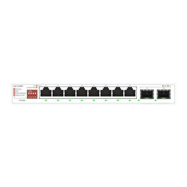 ASUS QG-U1080 Ohanterad 2.5G Ethernet (100/1000/2500) Vit