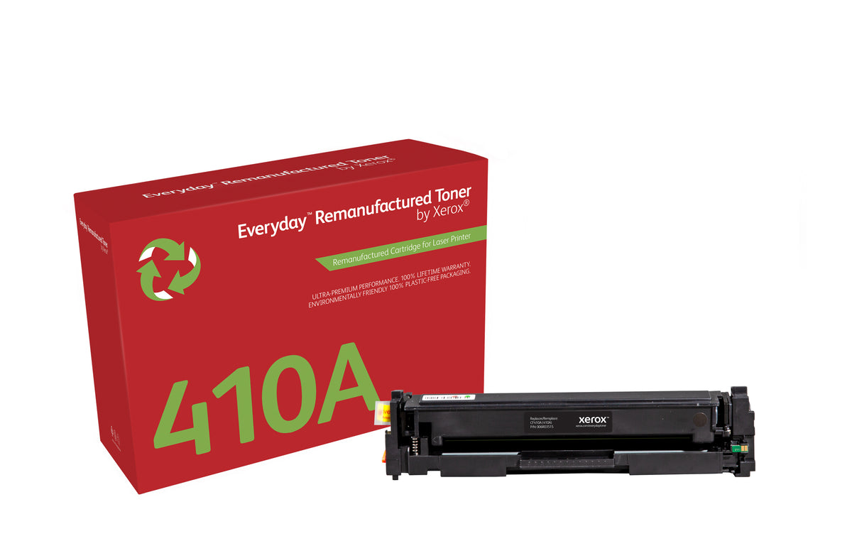 Everyday Svart Remanufactured Toner by Xerox compatible with HP 410A (CF410A)