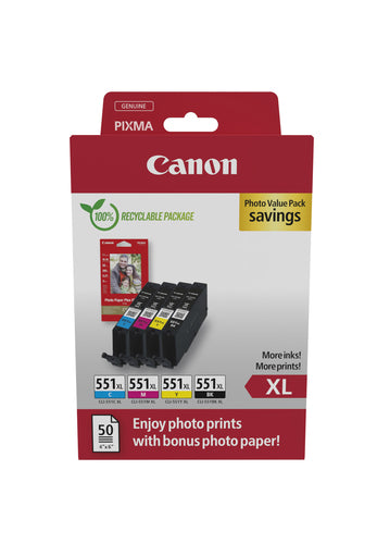 Canon 6443B008 bläckpatroner Original Hög (XL) avkastning Svart