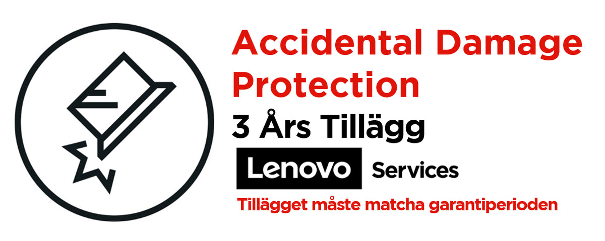 Lenovo 3Y Accidental Damage Protection 3 År supportförlängning