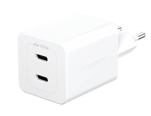 PanzerGlass empower by Turbo 45W Charger incl. 2 x USB-C
