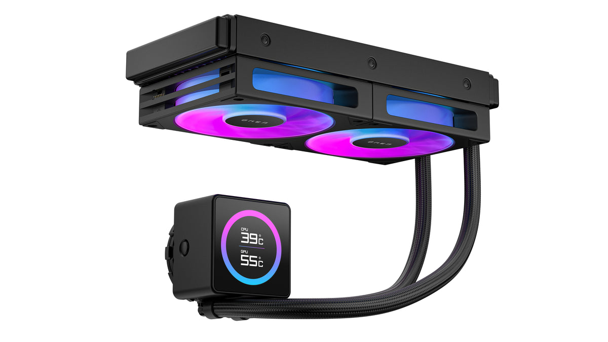 HP OMEN modulär 240 mm vätskekylare med LCD