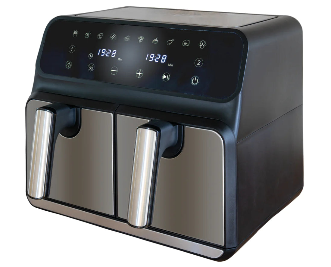 Unold 58685 fritös Dubbel 8 l Fristående 1700 W Varmluftsfritös Svart