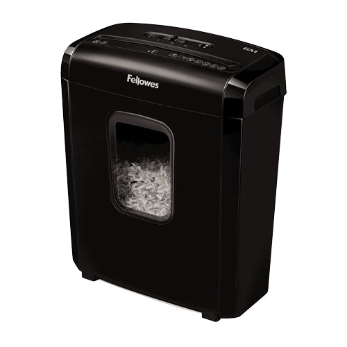 Fellowes Powershred 6M dokumentförstörare Mikrostrimling Svart