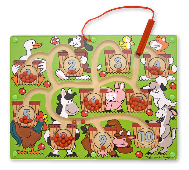 Melissa & Doug Magnetic Number Maze motorspel