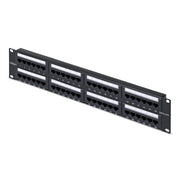 StarTech.com 48-portars 2U-rackmonterad Cat6-patchpanel