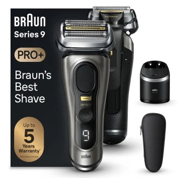 Braun Series 9 Pro+ 9565cc Wet & Dry Folierakapparat Trimmer Metallisk