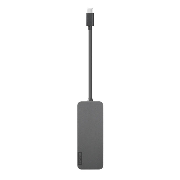 Lenovo 4X90X21427 gränssnittshubbar USB 3.2 Gen 2 (3.1 Gen 2) Type-C 20000 Mbit/s Grå