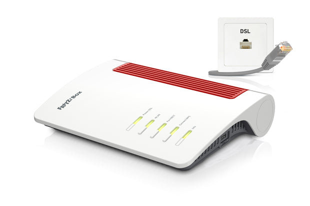 Box FRITZ! 7690 trådlös router 2.5 Gigabit Ethernet Dual-band (2,4 GHz / 5 GHz) Vit