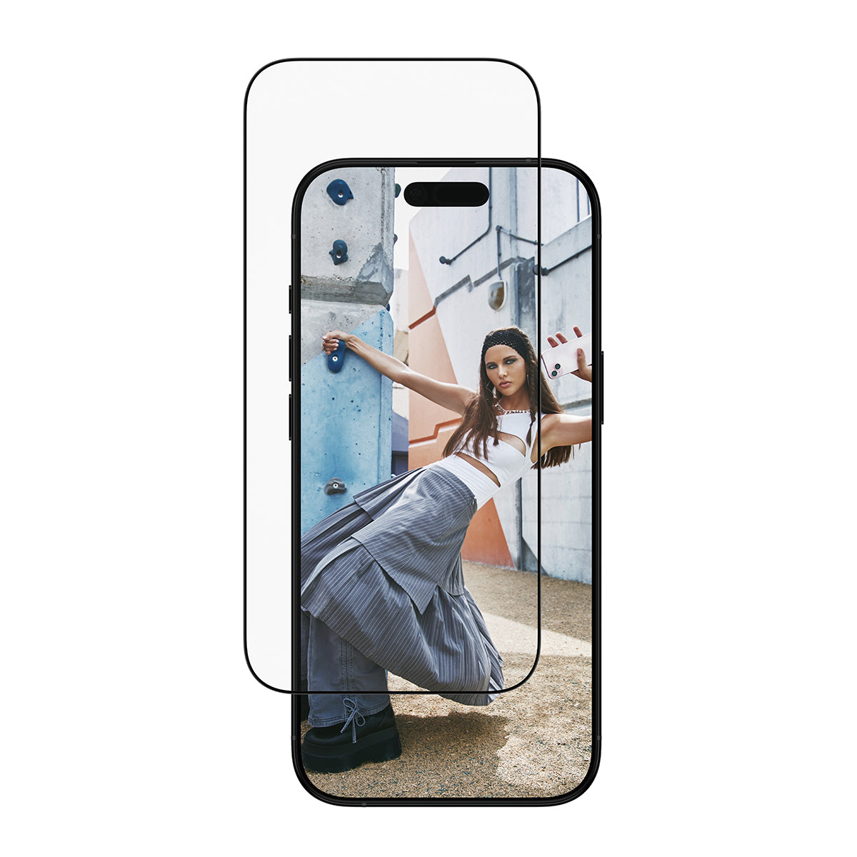 PanzerGlass SAFE. by Screen Protector w. Black Frame iPhone Air