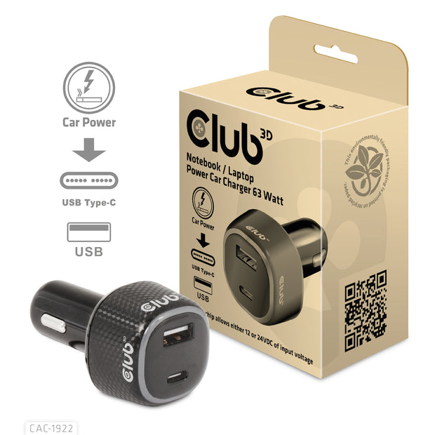 CLUB3D CAC-1922 mobilladdare