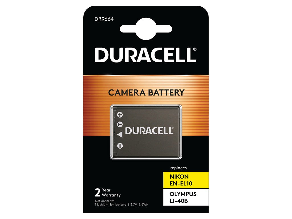Duracell DR9664 batteri till kamera/videokamera Litium-Ion (Li-Ion)