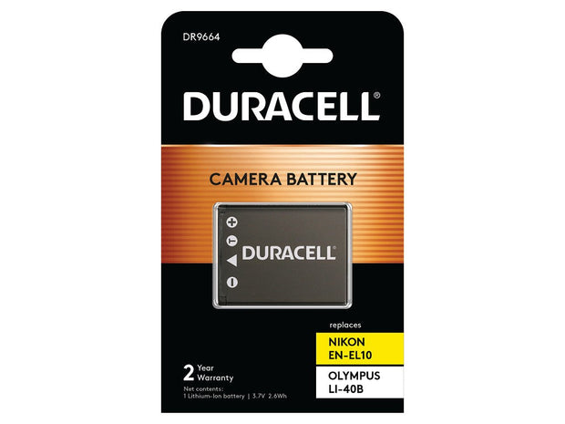 Duracell DR9664 batteri till kamera/videokamera Litium-Ion (Li-Ion)