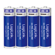 LogiLink LR6B4 hushållsbatteri Engångsbatteri AA Alkalisk
