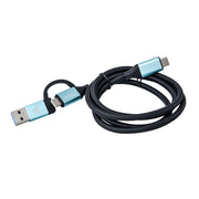 i-tec C31USBCACBL USB-kablar USB 3.2 Gen 1 (3.1 Gen 1) 1 m USB C 10 Gbit/s Svart
