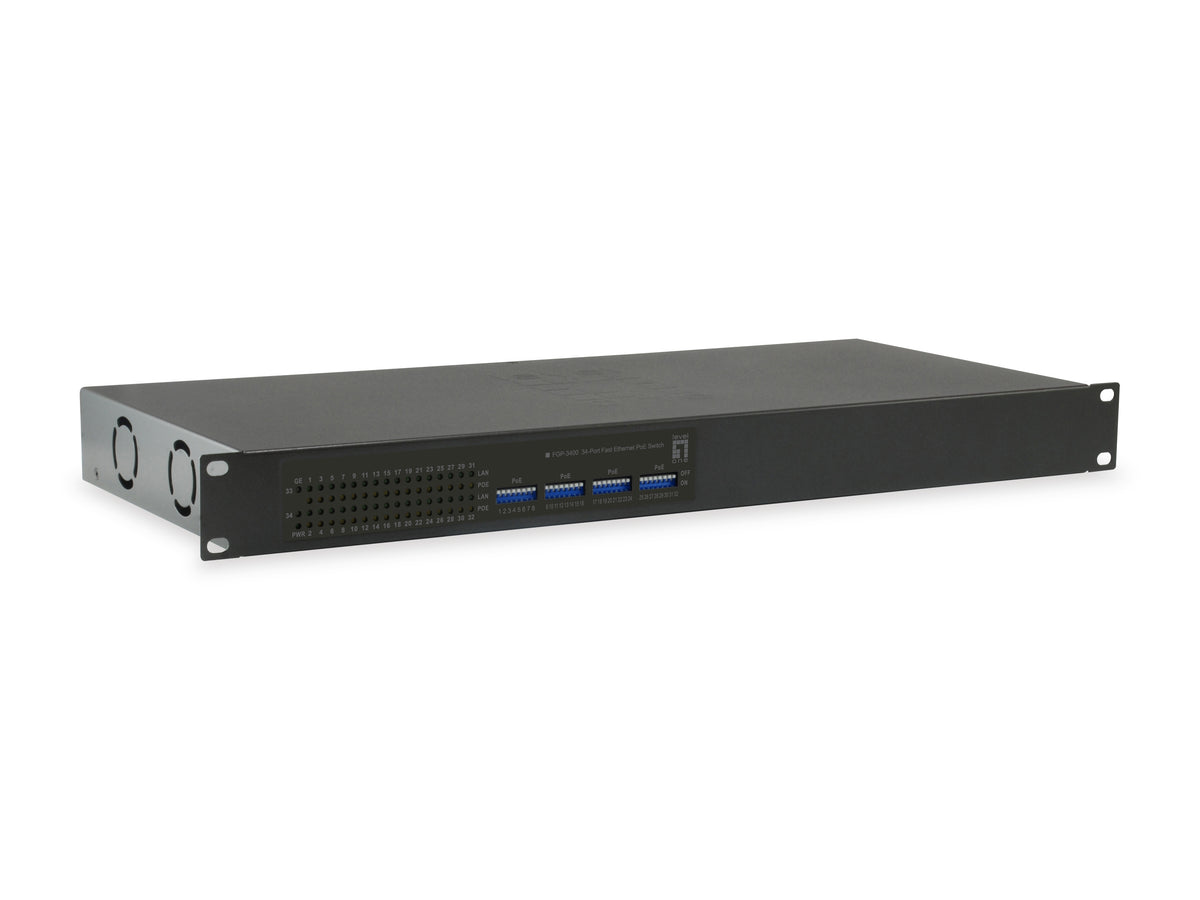 LevelOne FGP-3400W380 nätverksswitchar Ohanterad Fast Ethernet (10/100)