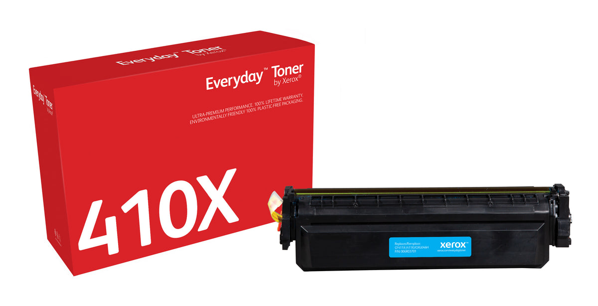 Everyday Cyan Toner by Xerox compatible with HP 410X (CF411X)