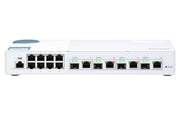 QNAP QSW-M408-4C nätverksswitchar hanterad L2 Gigabit Ethernet (10/100/1000) Vit