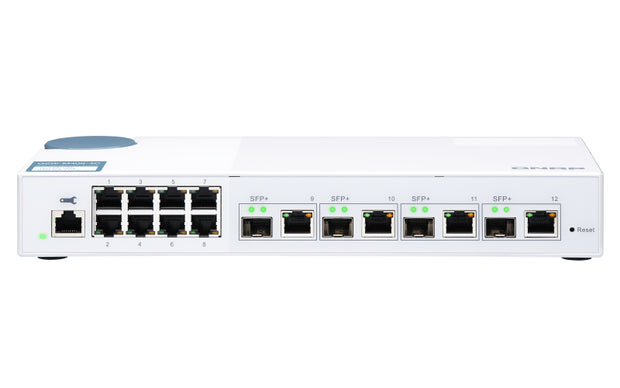 QNAP QSW-M408-4C nätverksswitchar hanterad L2 Gigabit Ethernet (10/100/1000) Vit
