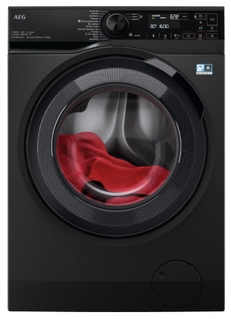 AEG LWR73166OE kombinerad tvättmaskin och Tumlare Fristående Frontmatad Svart