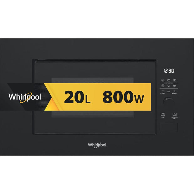 Whirlpool WMF200G NB Svart Grillmikrovågsugn Inbyggd 20 l 800 W