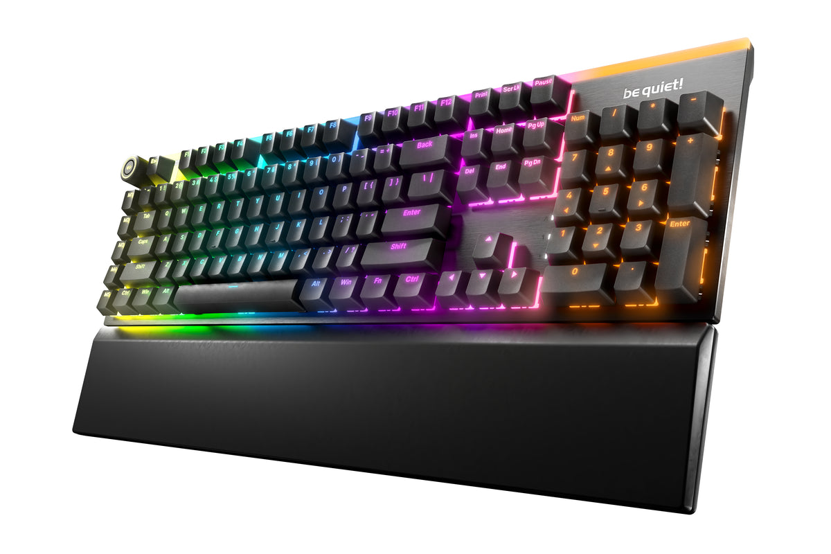 be quiet! Light Mount Silent Tactile US ANSI tangentbord Spela USB QWERTY Engelska