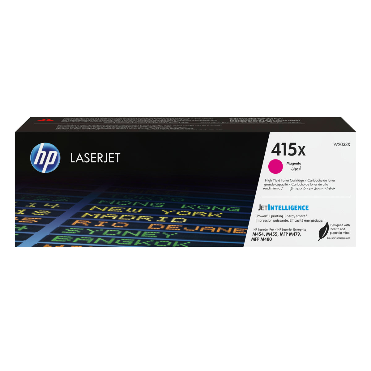 HP 415X magenta original LaserJet-tonerkassett med hög kapacitet