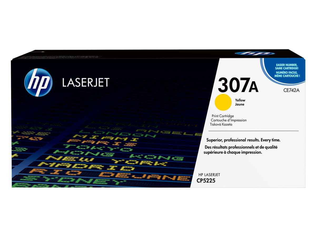 HP 307A gul LaserJet-tonerkassett