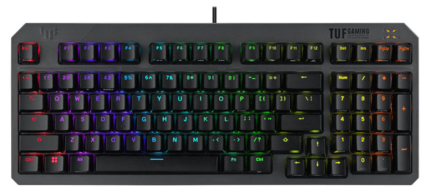 ASUS TUF Gaming K3 Gen II tangentbord Spela USB QWERTY Svart