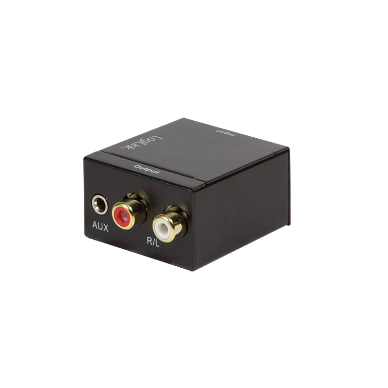 LogiLink CA0101 ljudomvandlare Svart