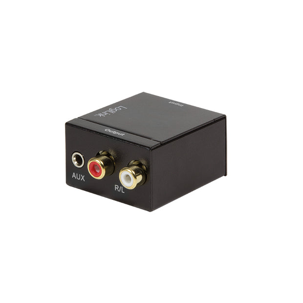 LogiLink CA0101 ljudomvandlare Svart