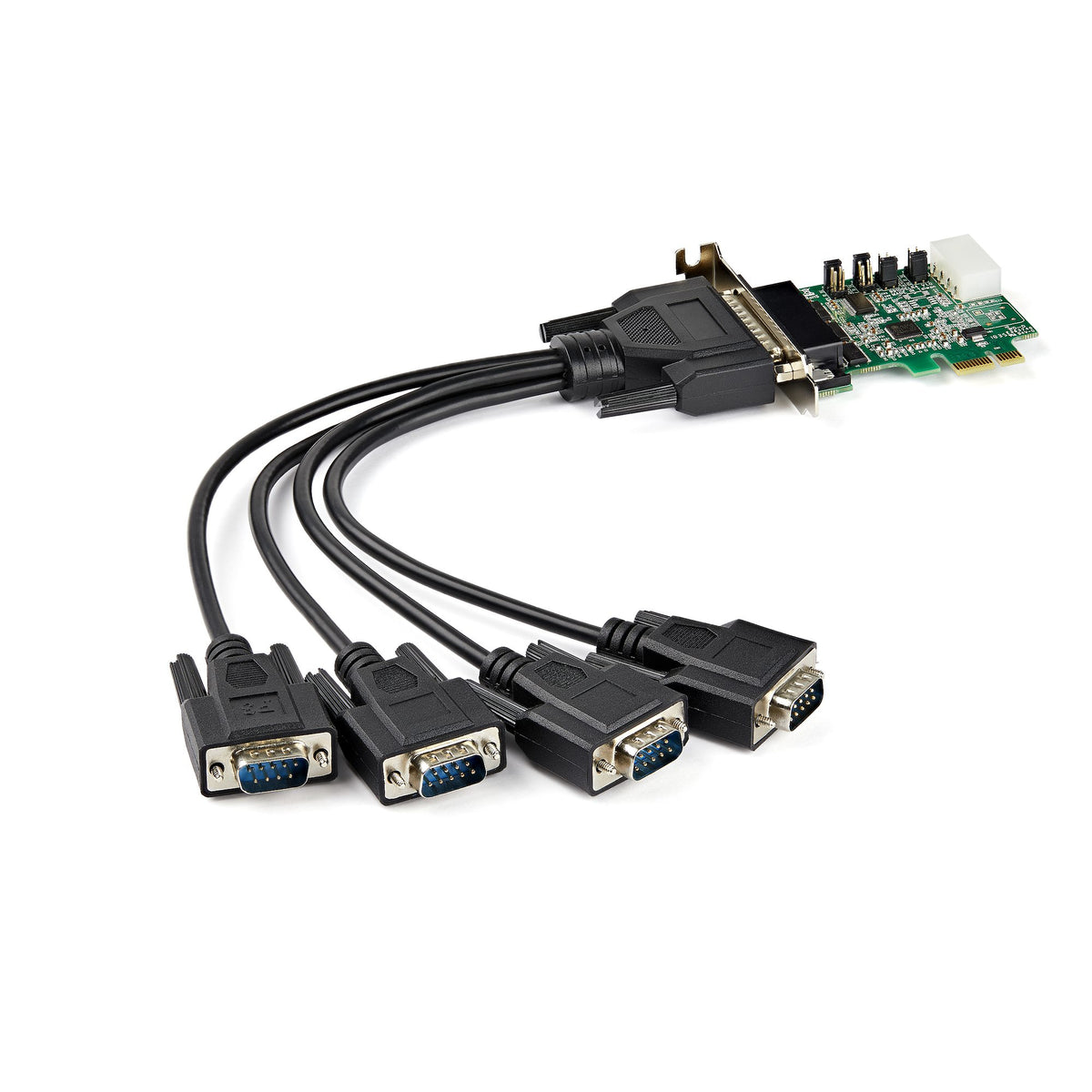 StarTech.com PCI Express RS232 seriell kortadapter med 4 portar