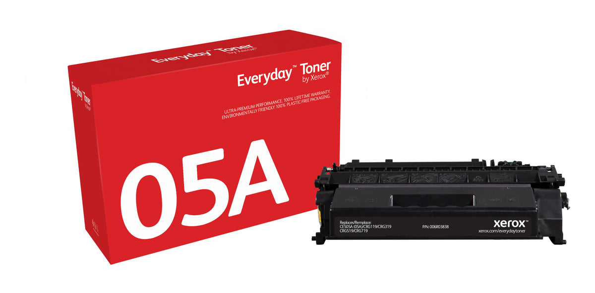 Everyday Svart Toner by Xerox compatible with HP 05A (CE505A)