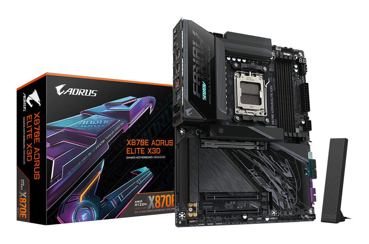 GIGABYTE X870E AORUS ELITE X3D AMD X870E AM5-sockel ATX