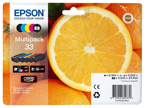 Epson Oranges 33 Apelsiner bläckpatron