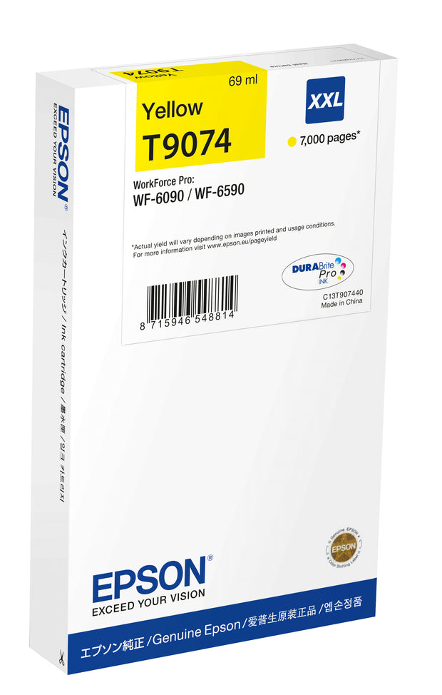 Epson WF-6xxx Ink Cartridge Yellow XXL bläckpatron