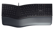 CHERRY KC 4500 ERGO tangentbord Universal USB QWERTY Engelska (Storbritannien) Svart