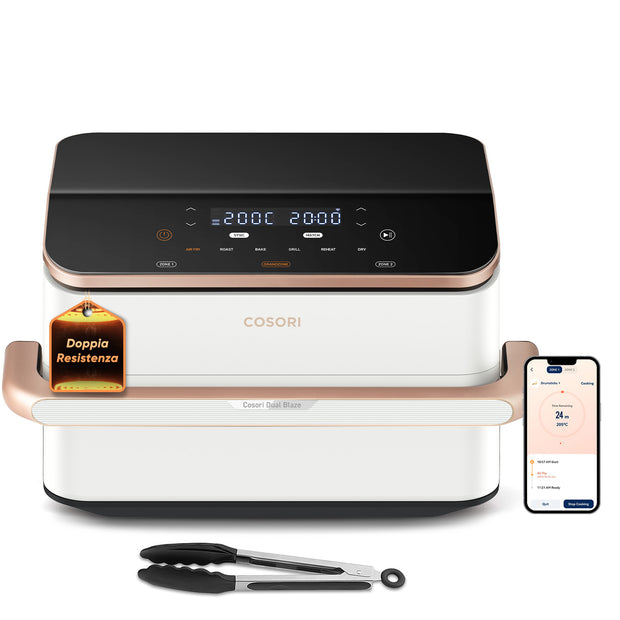 Cosori Dual Blaze Twinfry Chef Edition Dubbel 10 l Fristående 2800 W Varmluftsfritös