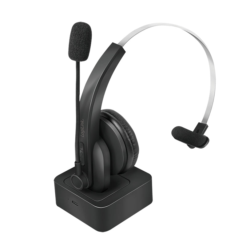 LogiLink BT0059 hörlur och headset Trådlös Huvudband Kontor/callcenter