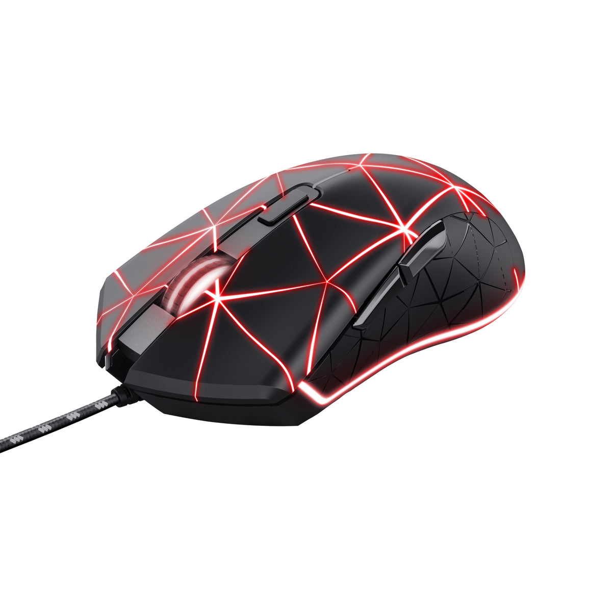 Trust GXT 133 Locx datormöss Spela högerhand USB Type-A Optisk 4000 DPI