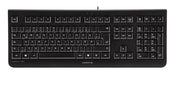 CHERRY KC 1000 tangentbord Kontor USB QWERTY Spansk Svart