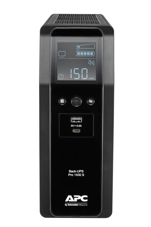 APC BR1600SI strömskydd (UPS) Linjeinteraktiv 1,6 kVA 960 W 8 AC-utgångar